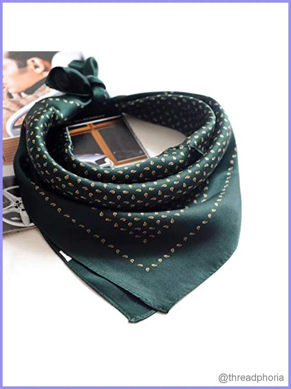 100% Mulberry Silk Scarf 20.5